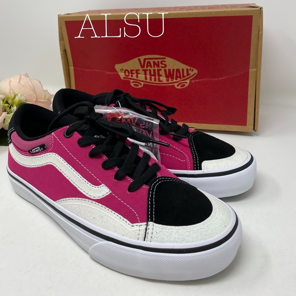 VANS TNT Advanced Protein Black Magenta Suede W - Picture 4 of 8